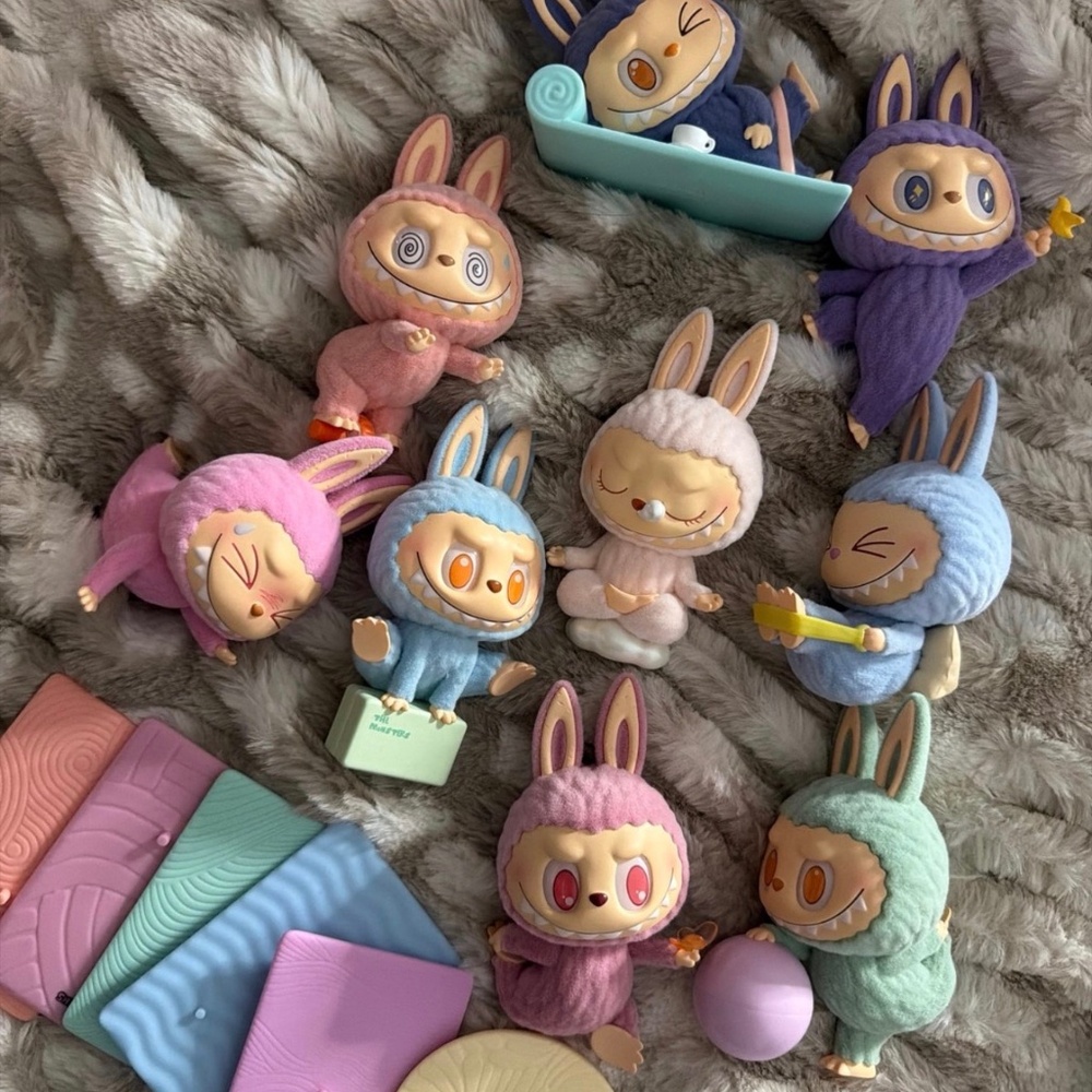 POP MART x THE MONSTERS Lazy Yoga Figurines